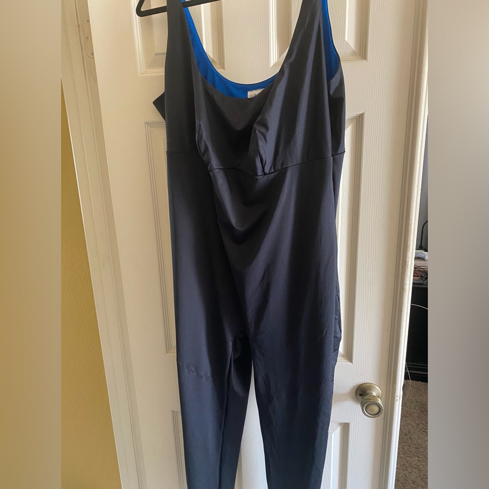Women’s 5X Yitty Black Jumpsuit NWT Straps Long Pants 27” Inseam Brand New